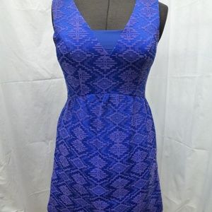 MAEVE - Purple Cobalt pattern slvls dress - Size 6